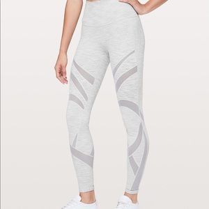 Lululemon High Rise WunderUnder Mesh 28”